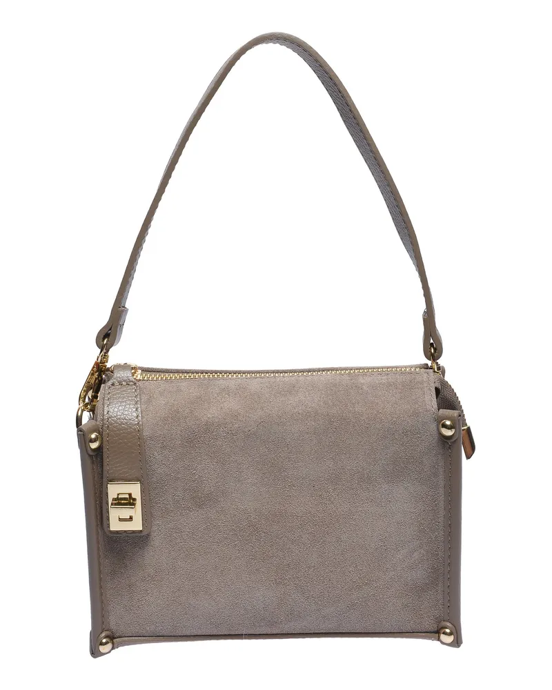 Anna Luchini Beige Rindsledertasche Beige