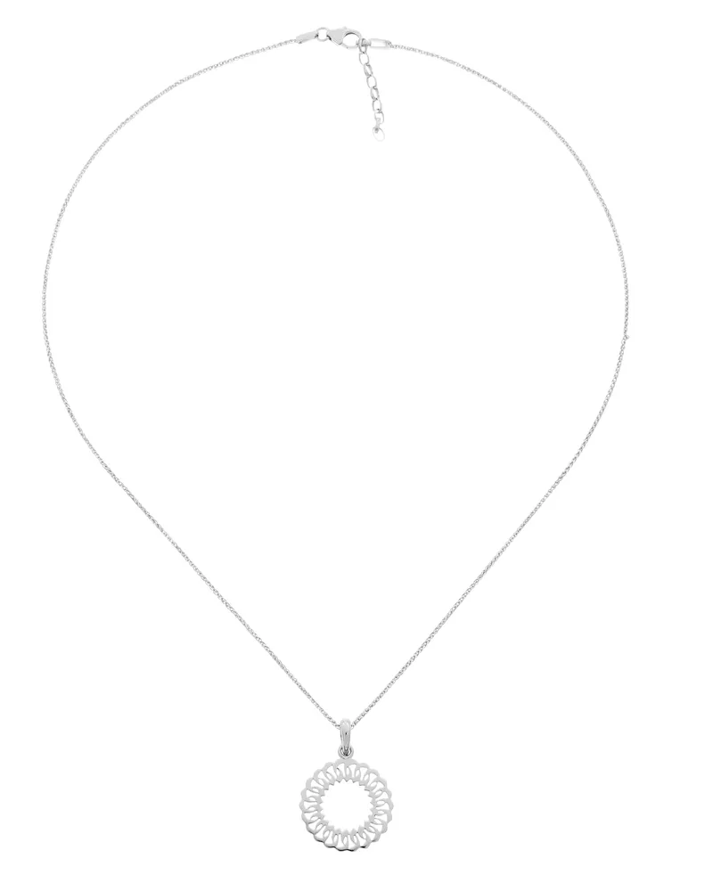 Orphelia Amada' Damenkette mit Anhänger aus 925er Sterlingsilber – Silber ZH-7075 Silber