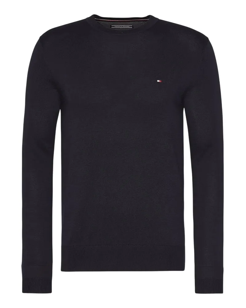 Tommy Hilfiger Pullover für Herren, Rundhalsausschnitt, Baumwolle (Himmelblau Marineblau