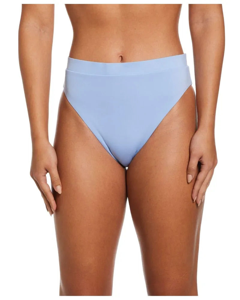Nike Bikinihöschen für Damen, Hoch geschnitten (Bliss Blau Mittelblau