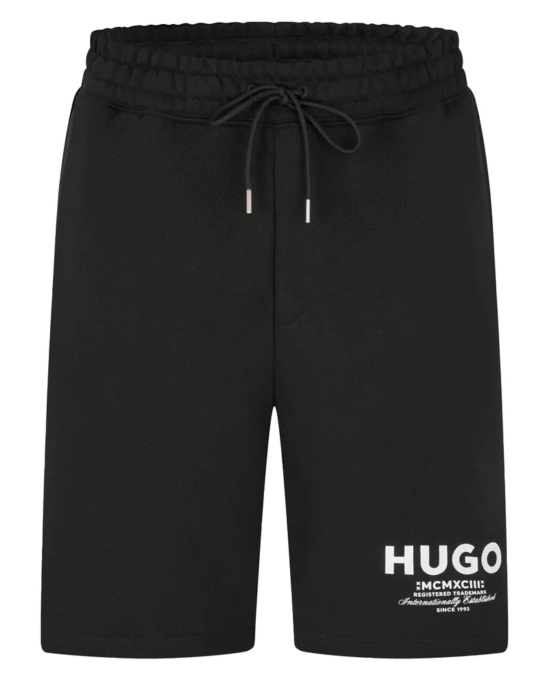 HUGO BOSS Nomario" Sweat-Shorts für Herren (Schwarz/Weiß Schwarz