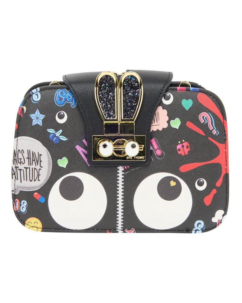 My Mo Handtasche Handtasche Frauen Schwarz Schwarz