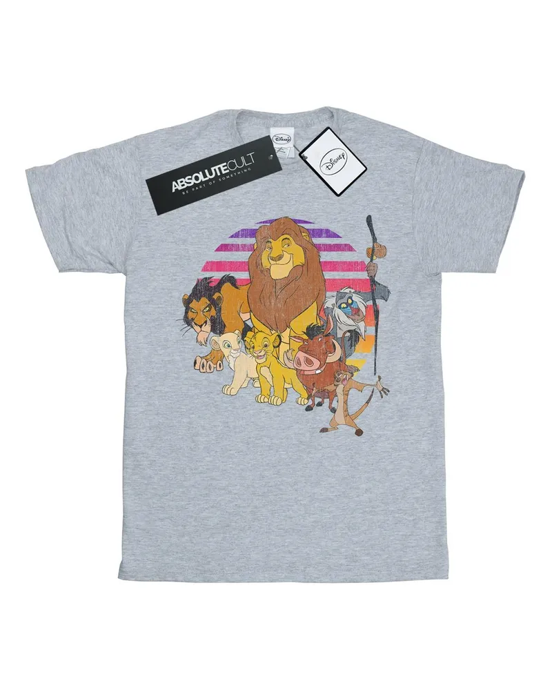 Disney Herren Der König der Löwen Stolz Familie T-Shirt (Sport grau Hellgrau