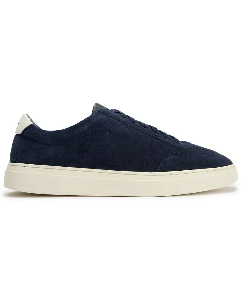 HUGO BOSS Kieran Tenn Wildleder-Sneaker Blau