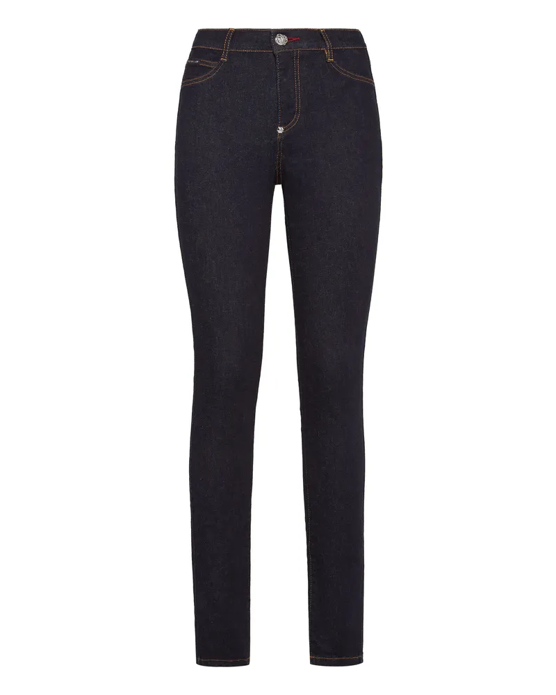 Philipp Plein Jeggings Dunkelblau