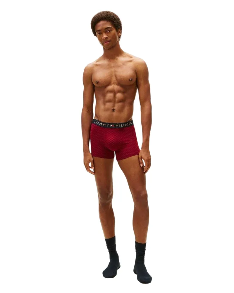 Tommy Hilfiger Retropants-Set für Herren (Rot/Marine Blau