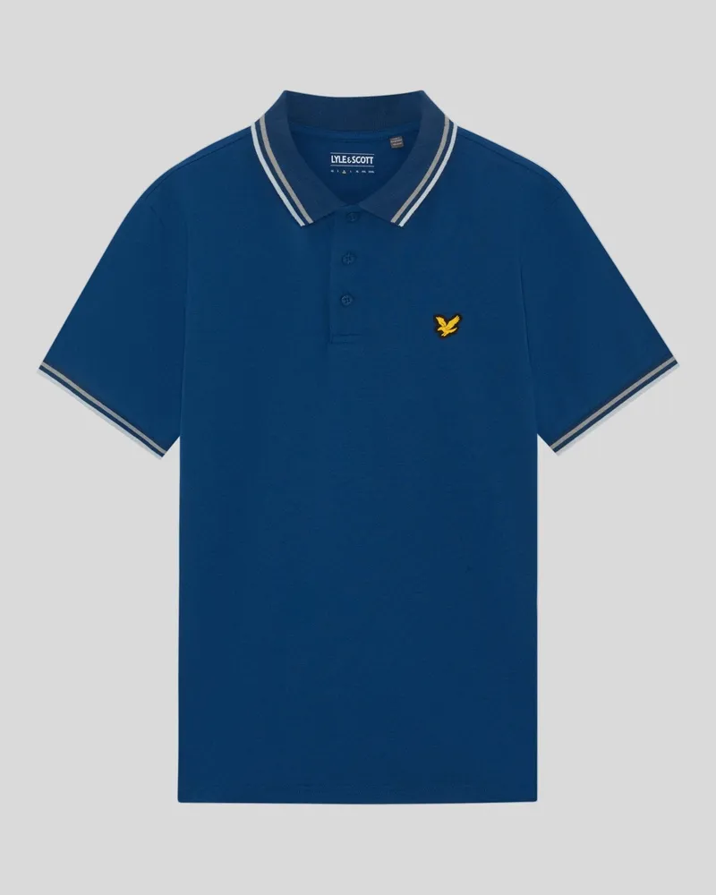 Lyle & Scott Tipped Sport Core Poloshirt Marineblau