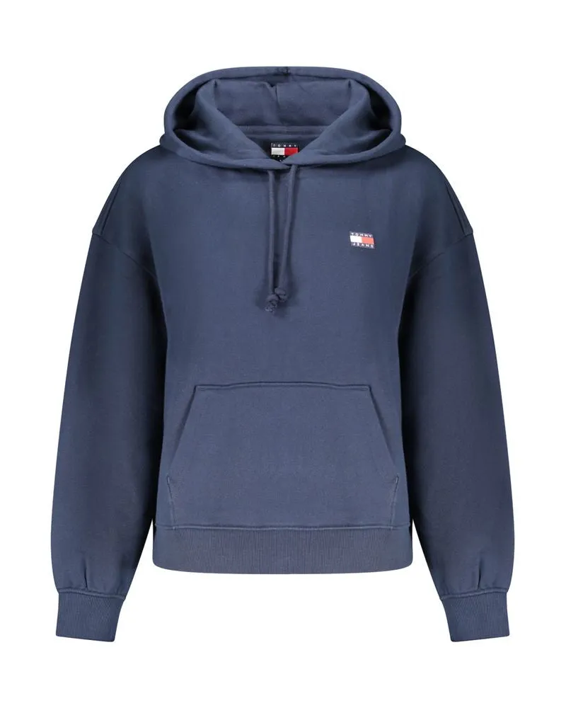 Tommy Hilfiger Blaues Baumwoll-Frauen-Sweatshirt Blau