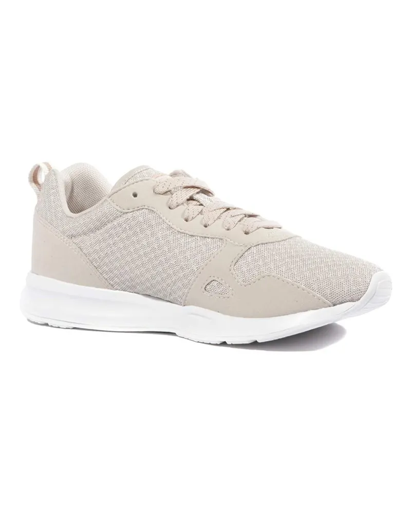 Le coq sportif LCS R600 Feminine Mesh Womens Beige Trainer Beige