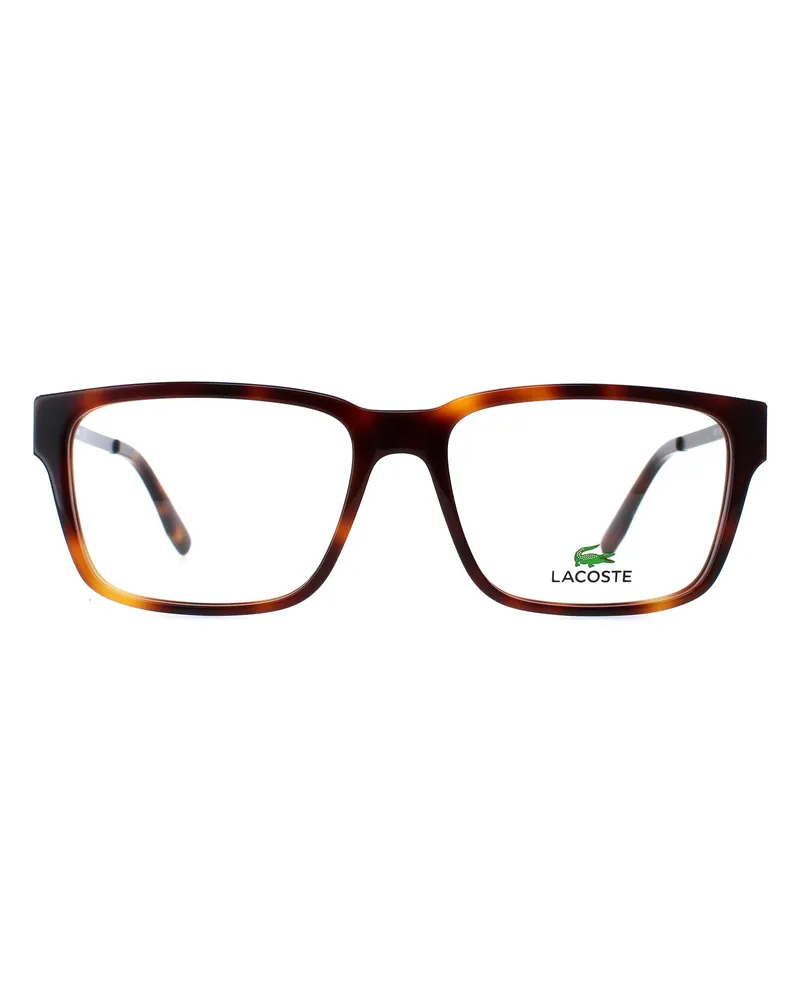 Lacoste Square Herren Havanna Brille Braun