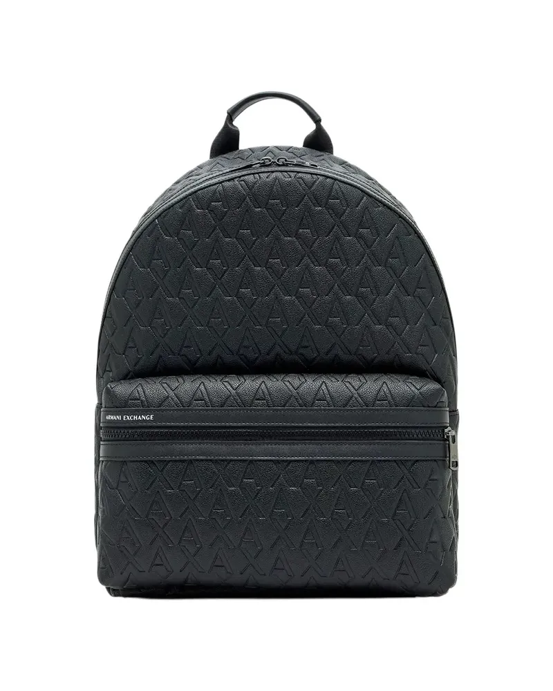 Armani Exchange Herren-Rucksack mit charakteristischer Silhouette Schwarz