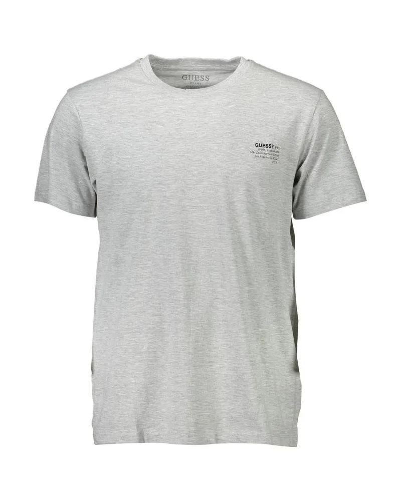 Guess Grau Baumwolle Herren T-Shirt Grau