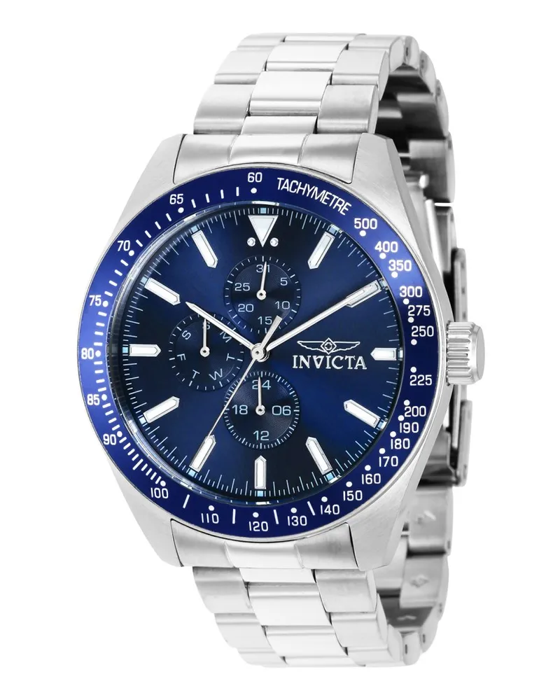 Invicta Aviator 38965 Herrenuhr - 45mm Silber