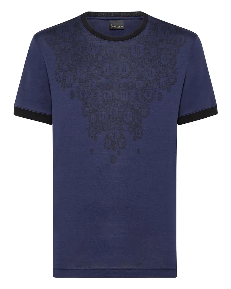 Billionaire T-Shirt Crest Dunkelblau