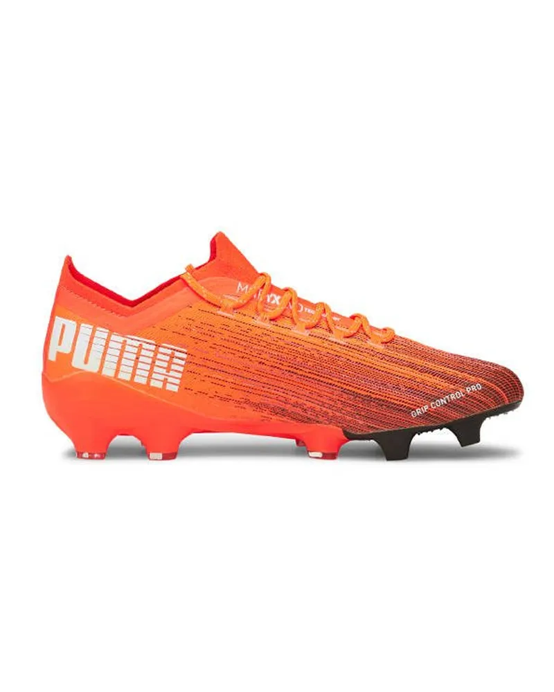 Puma Ultra 1.1 FG/Ag Schnür-up-orange-synthetischer Herren Fußballstiefel 106044 01 Orange