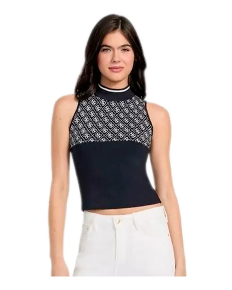 Guess Pullover mit Markenlogo - Schwarz Schwarz