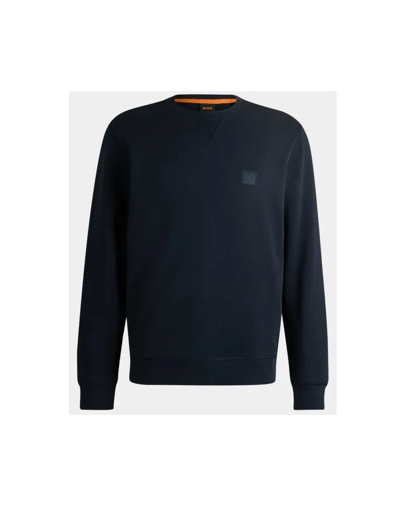 HUGO BOSS BOSS Westart Logo Sweatshirt, Blau Blau
