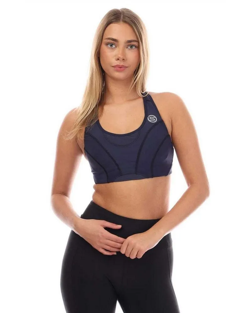 Skins Series-3" Sport-BH für Damen (Marine Marineblau