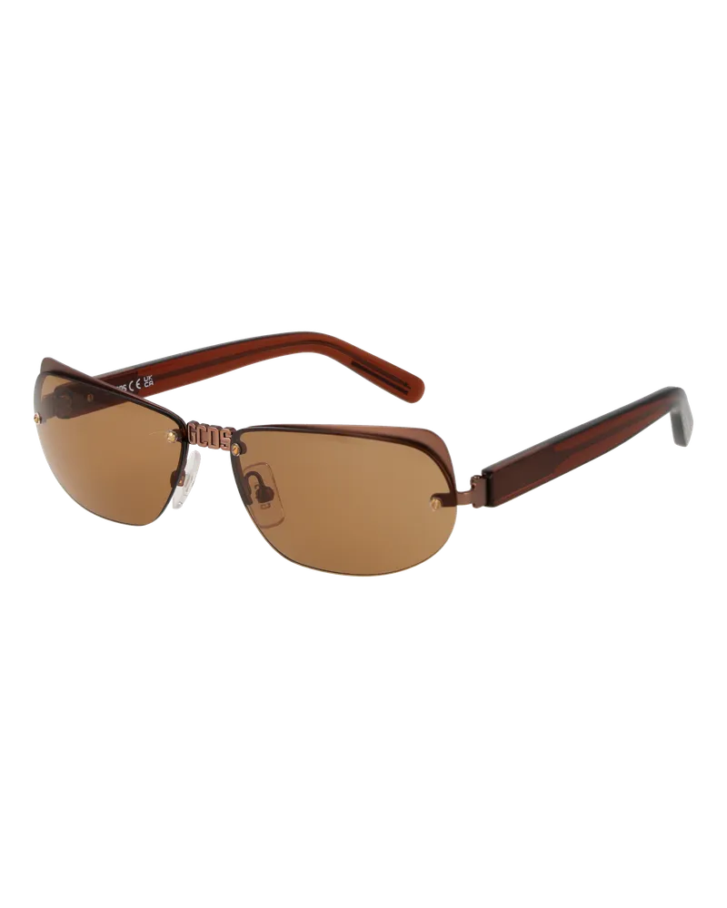 GCDS Sonnenbrille GD0047 37E 58 Braun