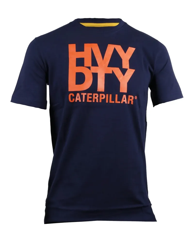 Caterpillar Footwear Trademark" T-Shirt Extra stark für Herren (Eclipse-Blau Blau