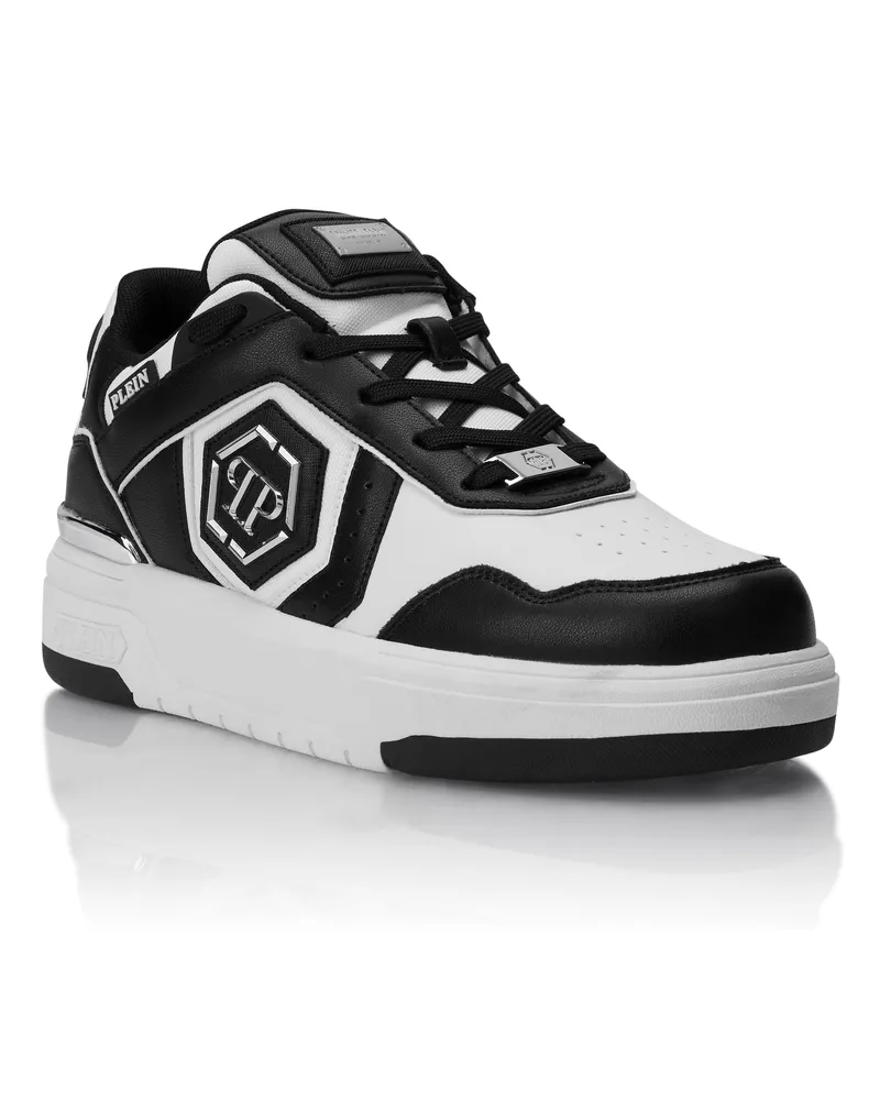Philipp Plein Low-Top Sneakers Sk8R Weiß