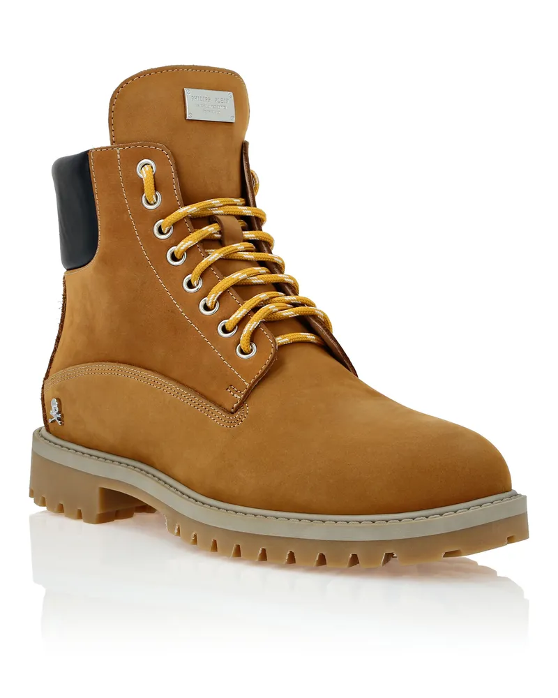 Philipp Plein Stiefel - Beige Beige