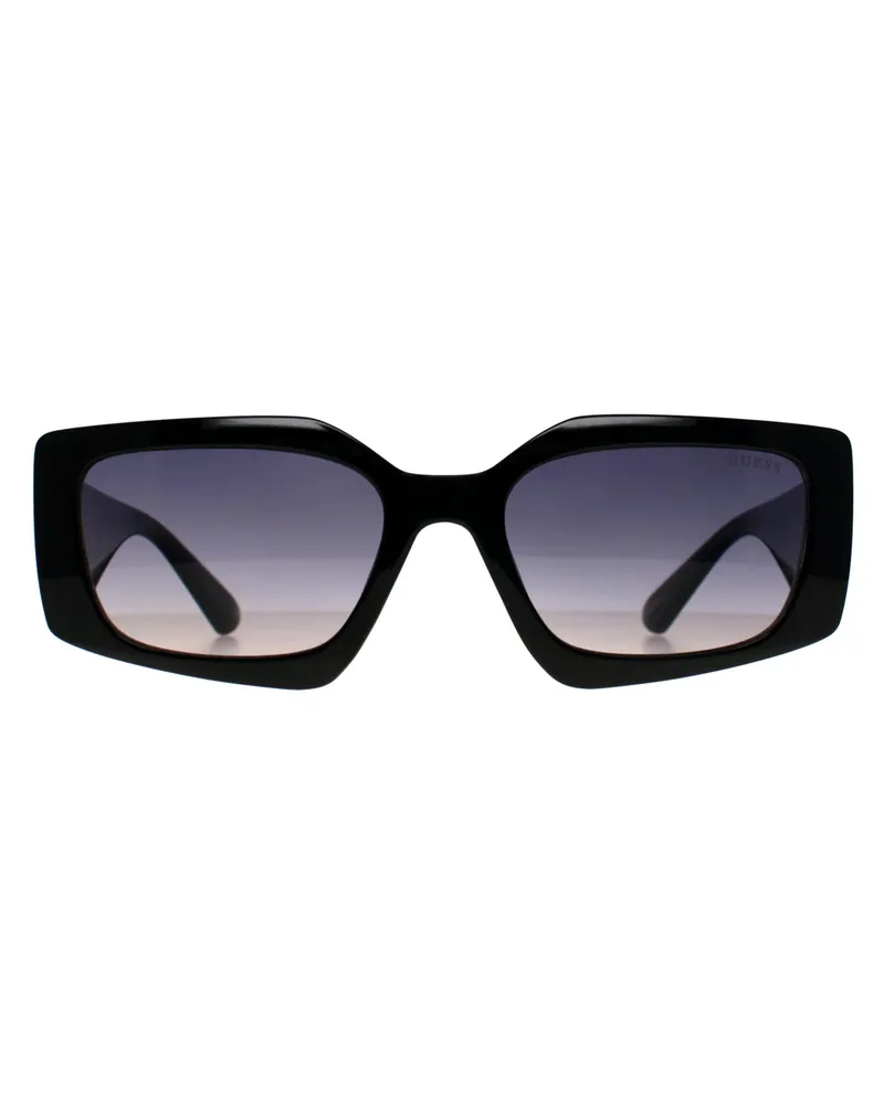Guess GF6200 01B glÃ¤nzende schwarz lila Sonnenbrille mit Farbverlauf Schwarz