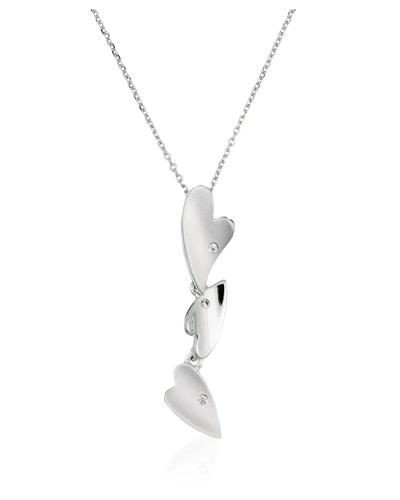 Orphelia Damen-Kette aus 925er Sterlingsilber mit Anhänger – Silber ZH-4658 Silber