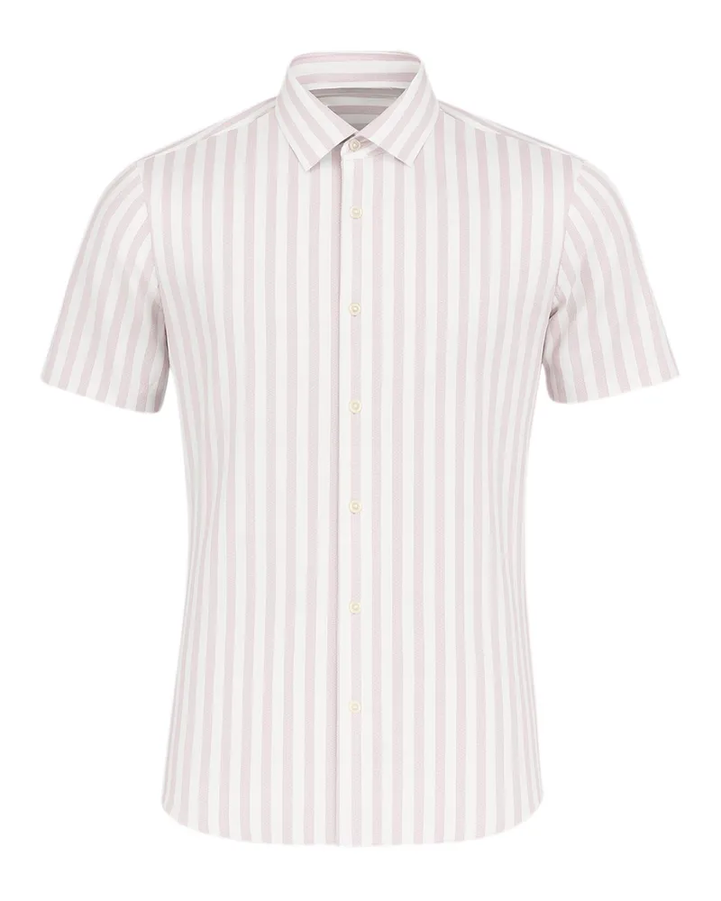 Ted Baker Arschot Streifen Herrenhemd Pink Rosa