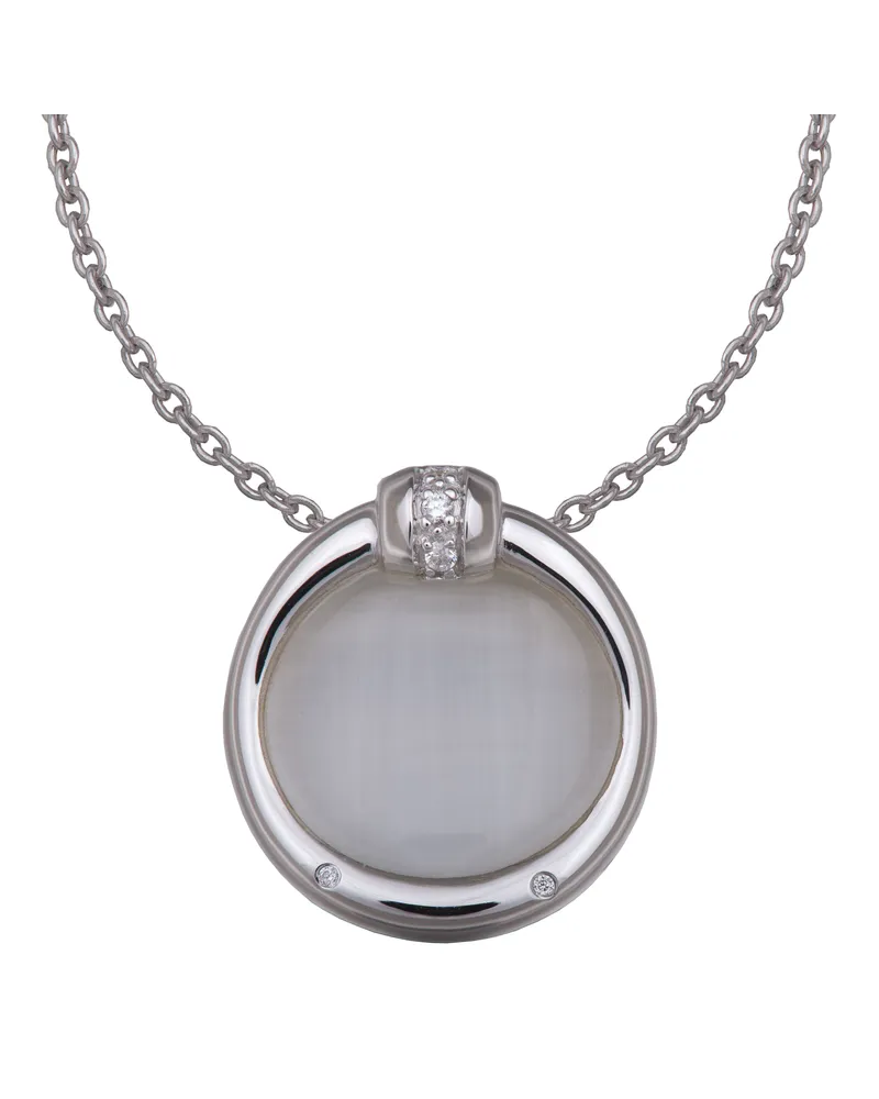Orphelia Damen-Kette aus 925er Sterlingsilber mit Anhänger – Silber ZH-4561 Silber