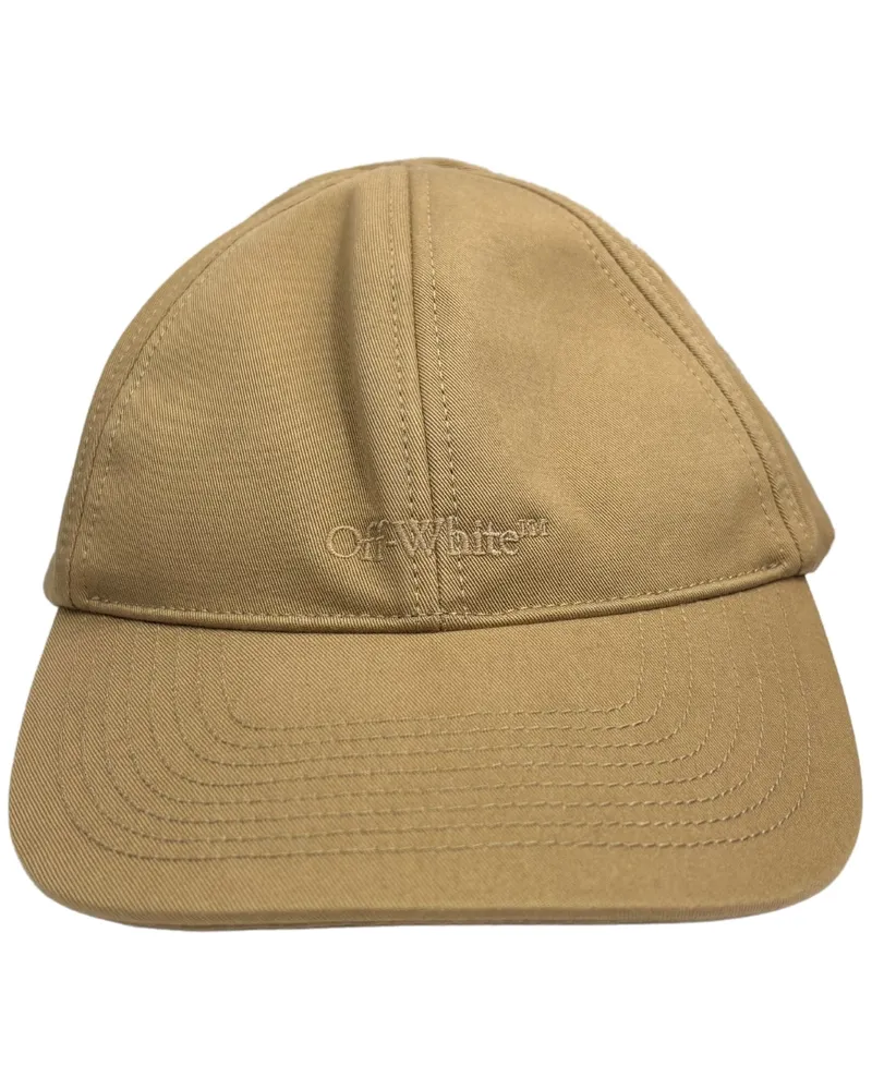 OFF-WHITE Monotone Logo Baseball Cap Beige Beige