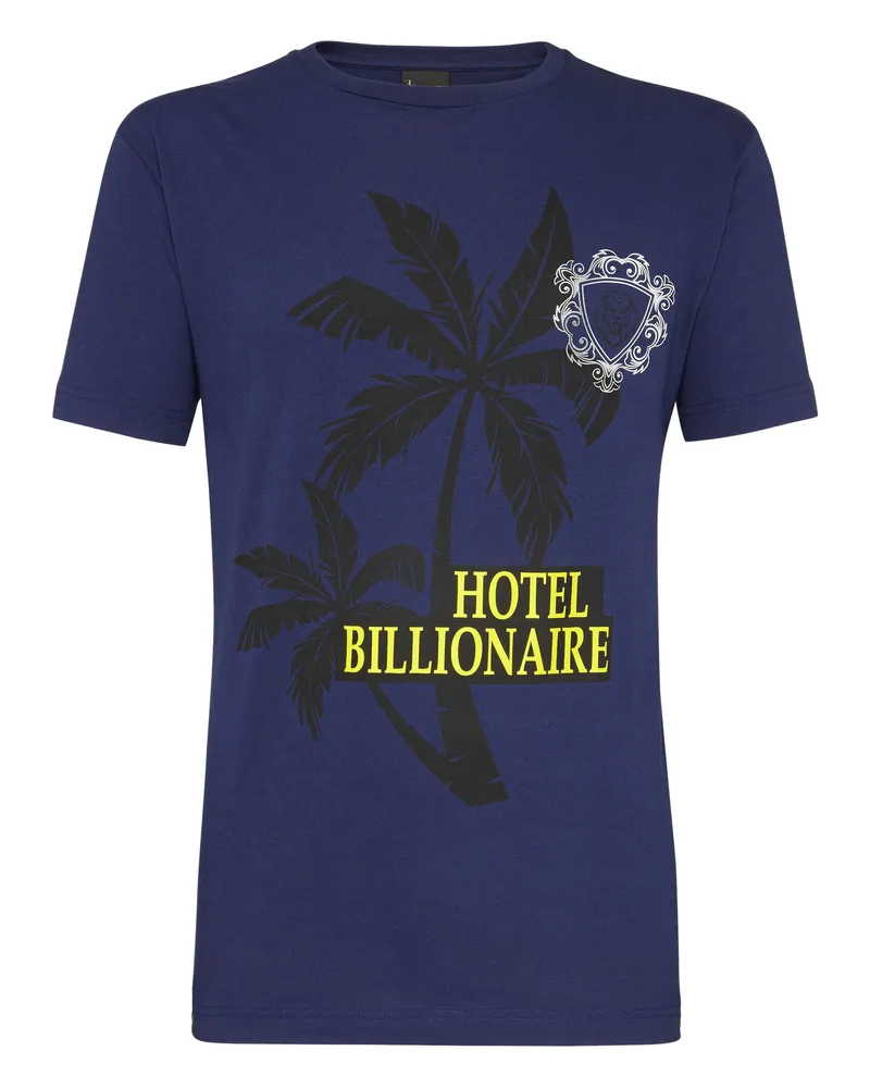 Billionaire T-Shirt Palms Dunkelblau
