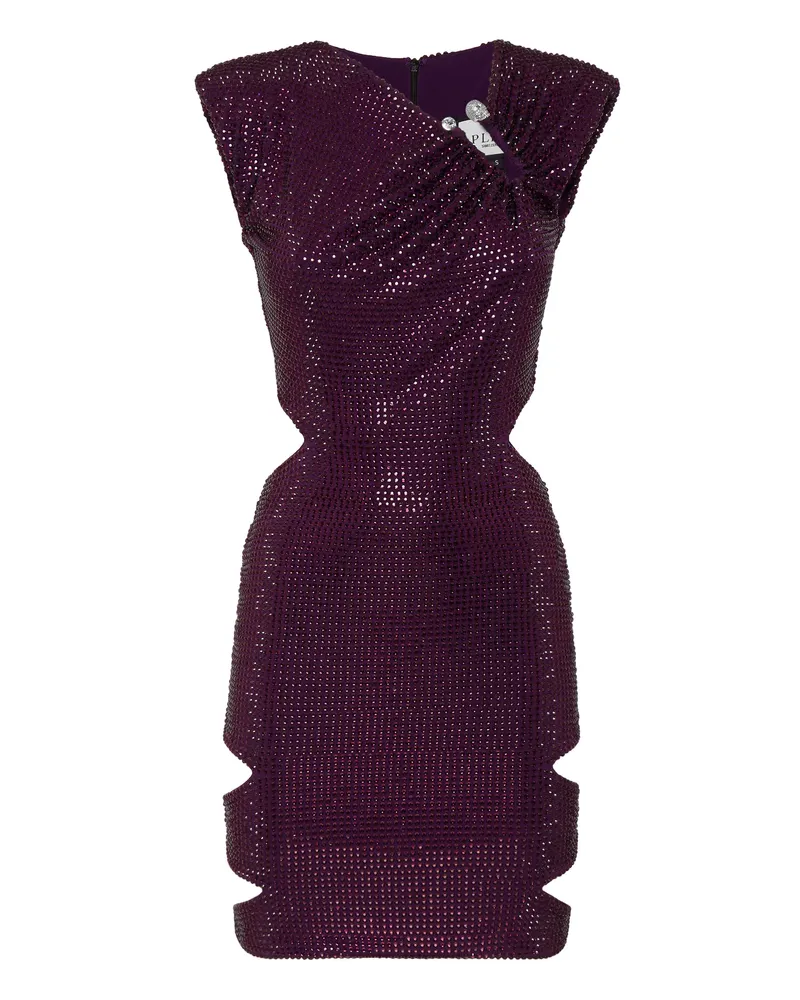 Philipp Plein Cocktailkleid Lila