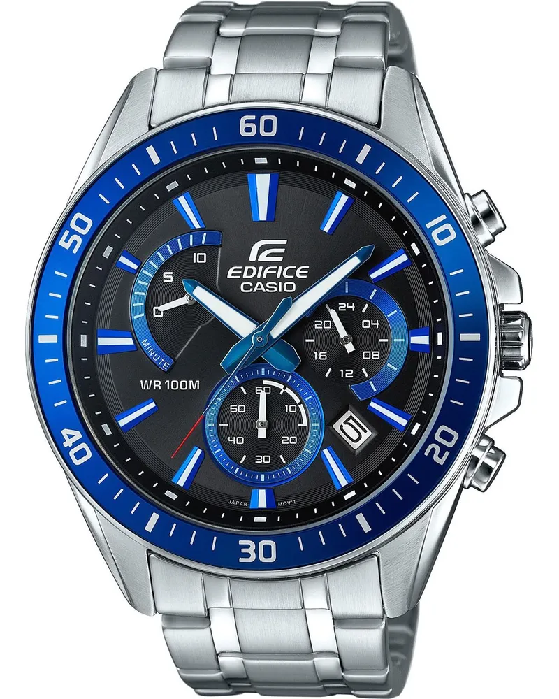 Casio Edifice Herren Silberne Uhr EFR-552D-2AVUEF Silber