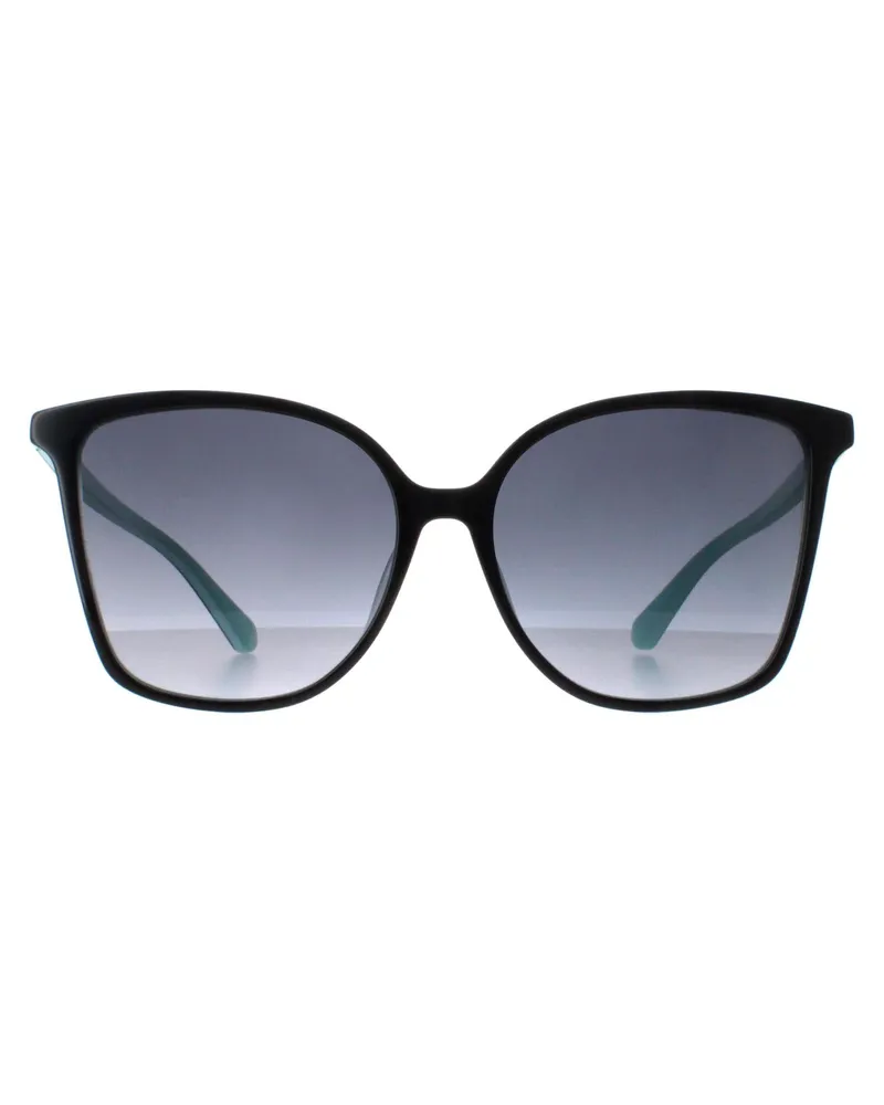 Kate Spade BRIGITTE/F/S 807 9O schwarz dunkelgrau Verlauf Sonnenbrille Schwarz