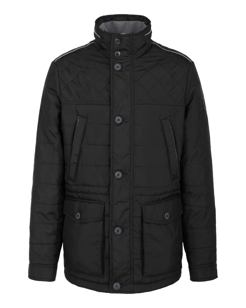 Bugatti Herren Steppjacke aus besonders leichtem Material Schwarz