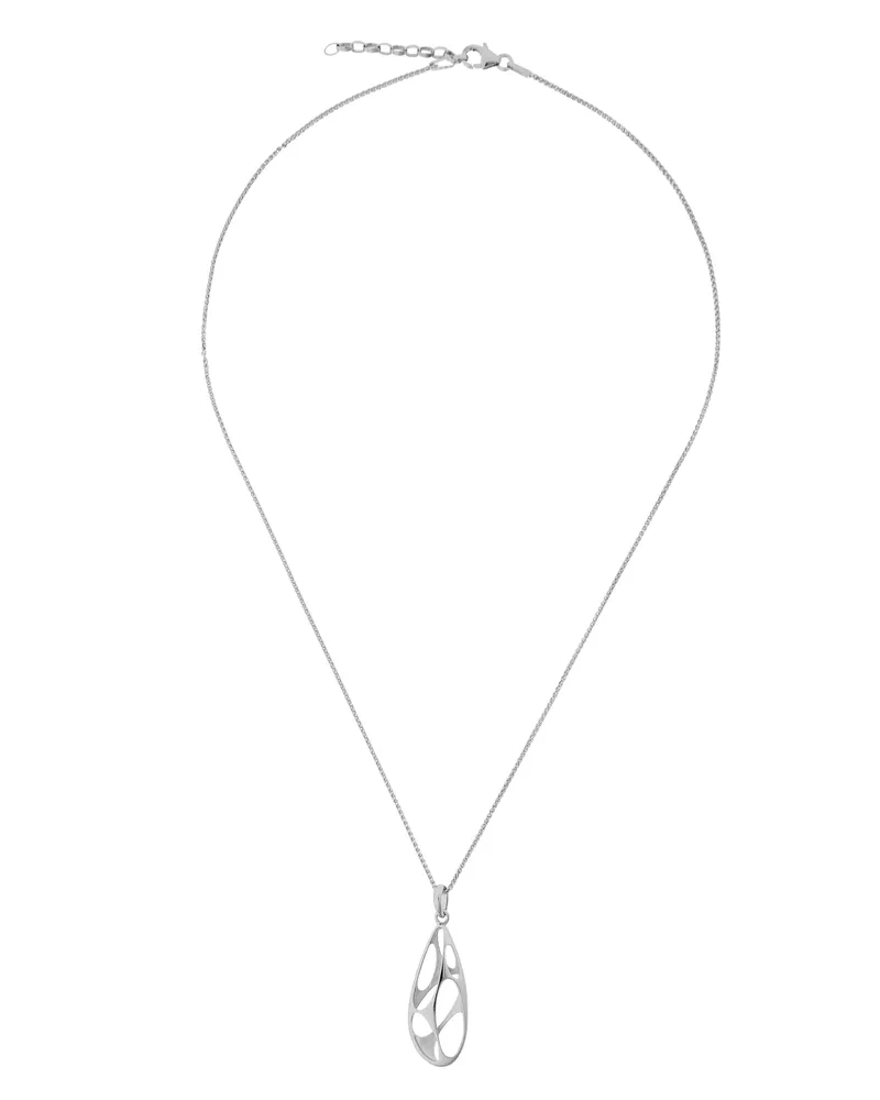 Orphelia Ava' Damen-Kette mit Anhänger aus 925er Sterlingsilber – Silber zh-7374 Silber