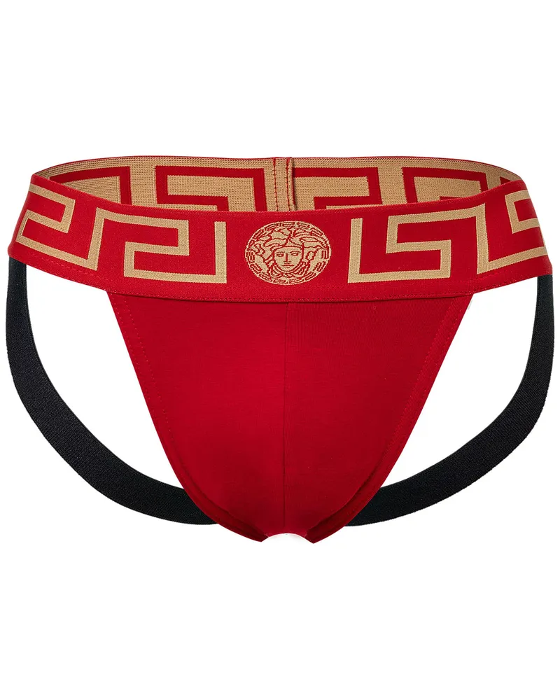 Versace Underpants Jock Strap Jersey Jockstrap Rot