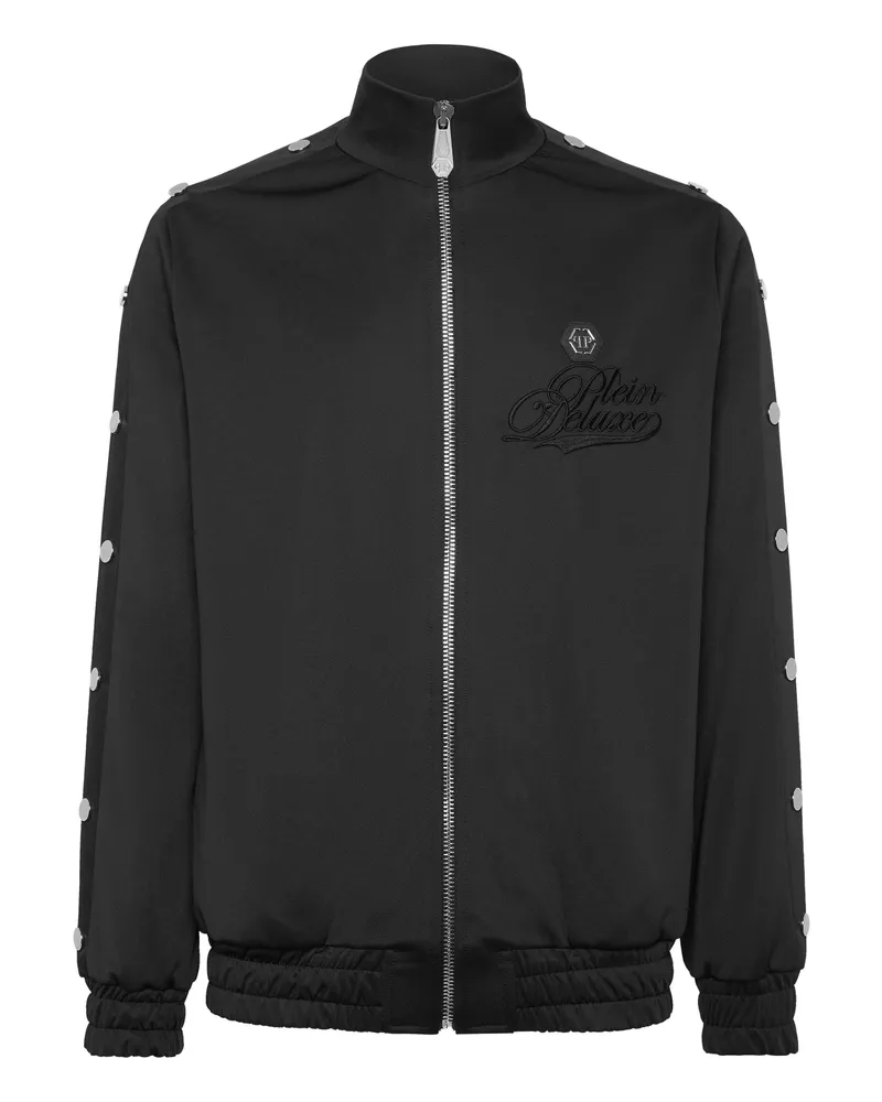 Philipp Plein Jogging-Jacke Signature Schwarz