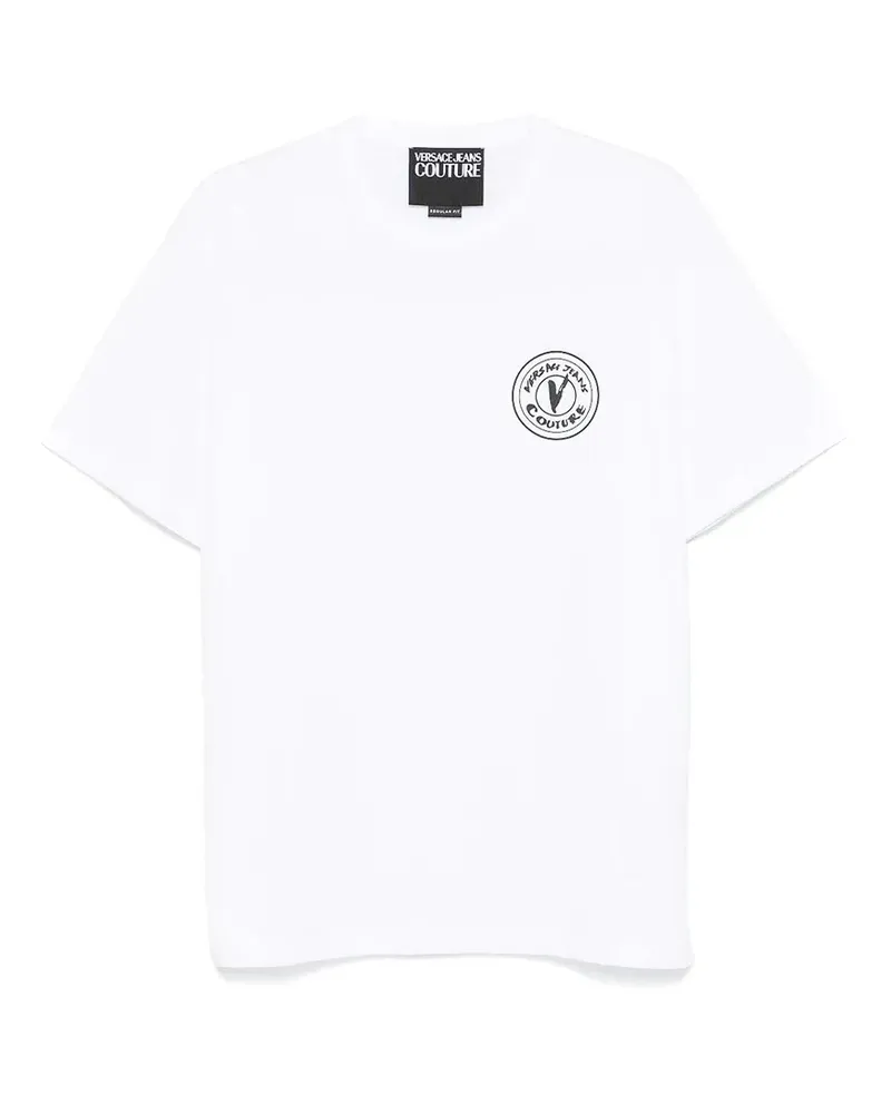 Versace Herren Couture T-Shirt Weiß