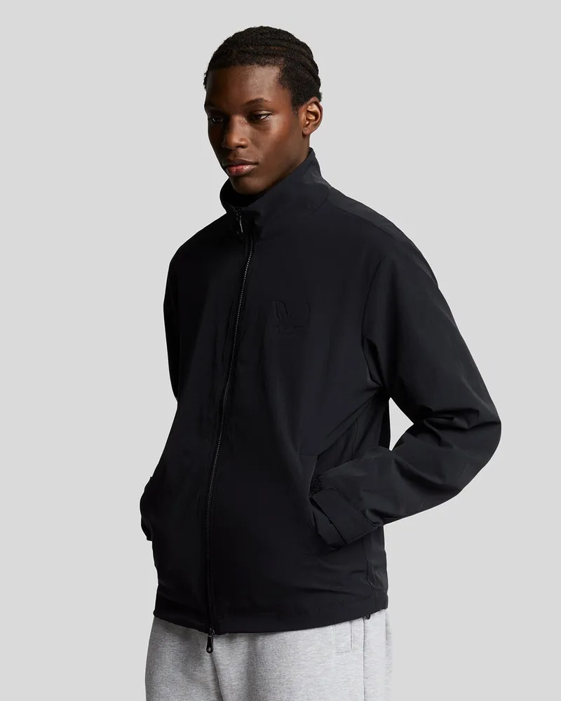 Lyle & Scott Keyline Windbreaker-Jacke - Schwarz Schwarz
