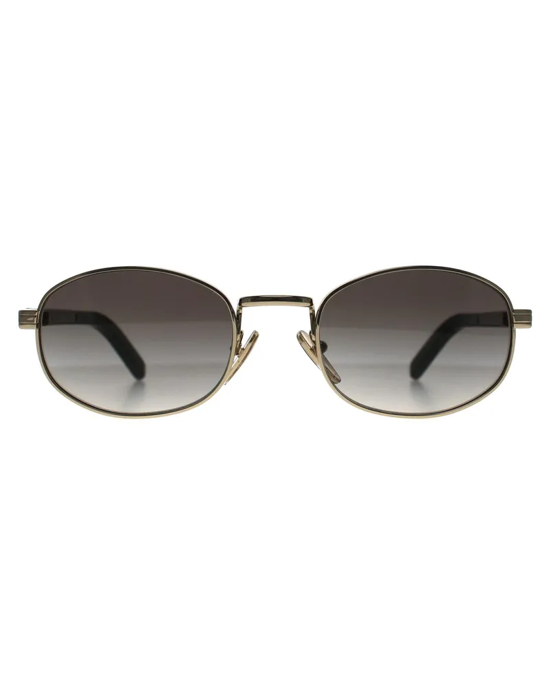 Prada PRB53S ZVN02C blassgoldene Sonnenbrille mit grauem Farbverlauf Gold