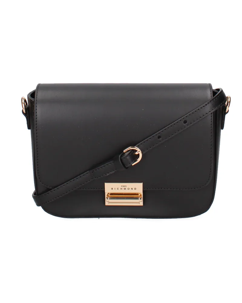John Richmond Handtasche Frauen BLACK AND GOLD Schwarz