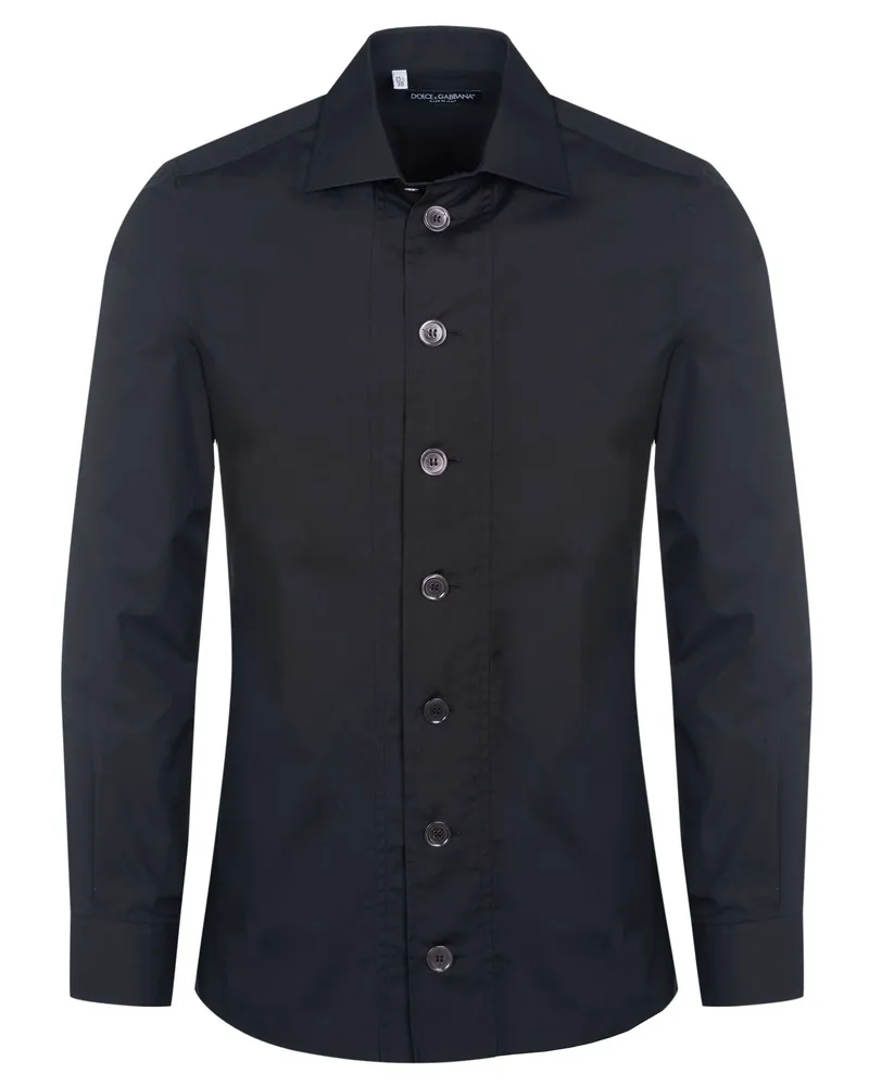 Dolce & Gabbana Hemd Schwarz