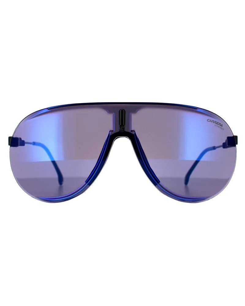 Carrera Aviator Unisex Schwarz Blau Blau Himmelsspiegel SuperChampion Schwarz