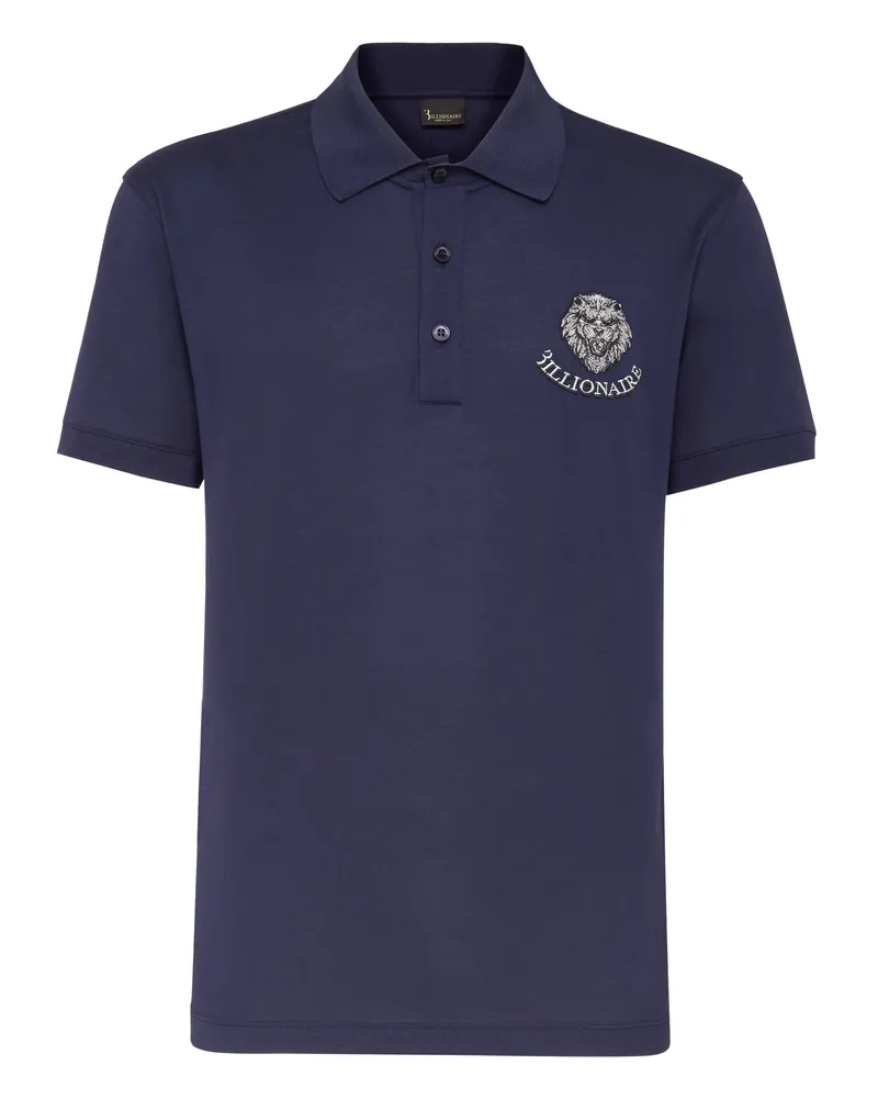 Billionaire Poloshirt Lion Dunkelblau