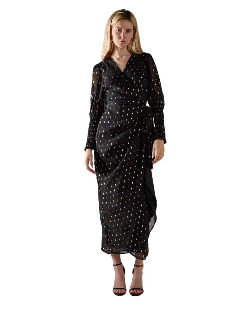 Glamorous Maxikleid für Damen, Polyester (Schwarz Schwarz
