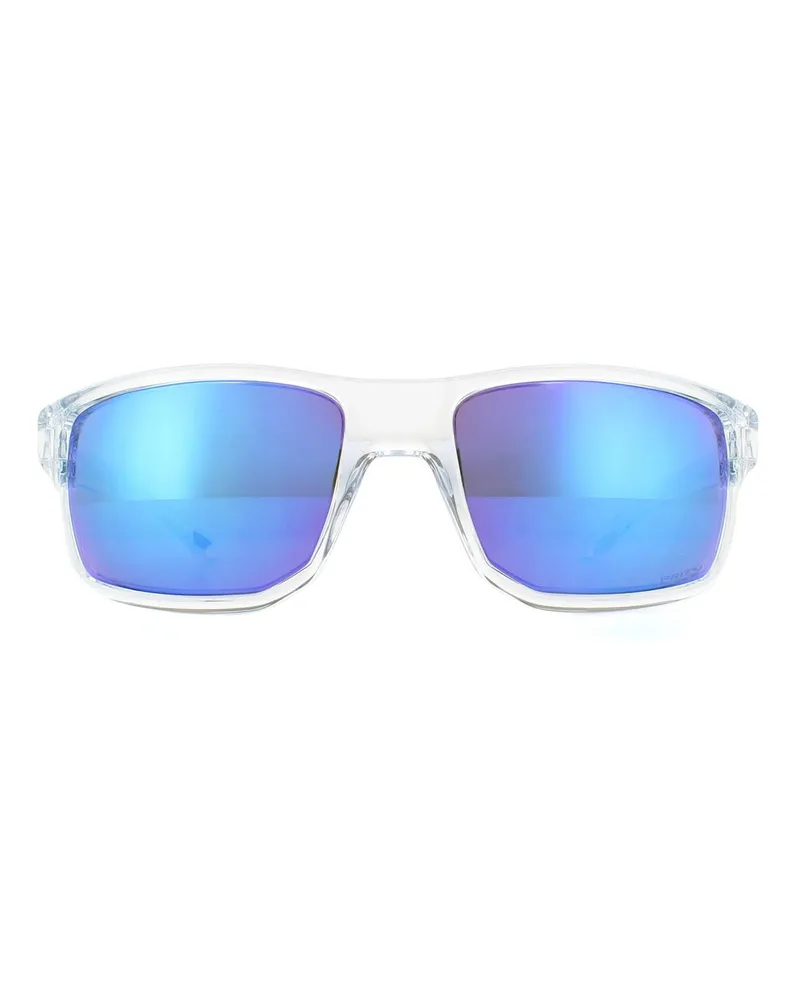 Oakley Wrap Hommes Polid Clear Prizm Sapphire Sungass Transparent