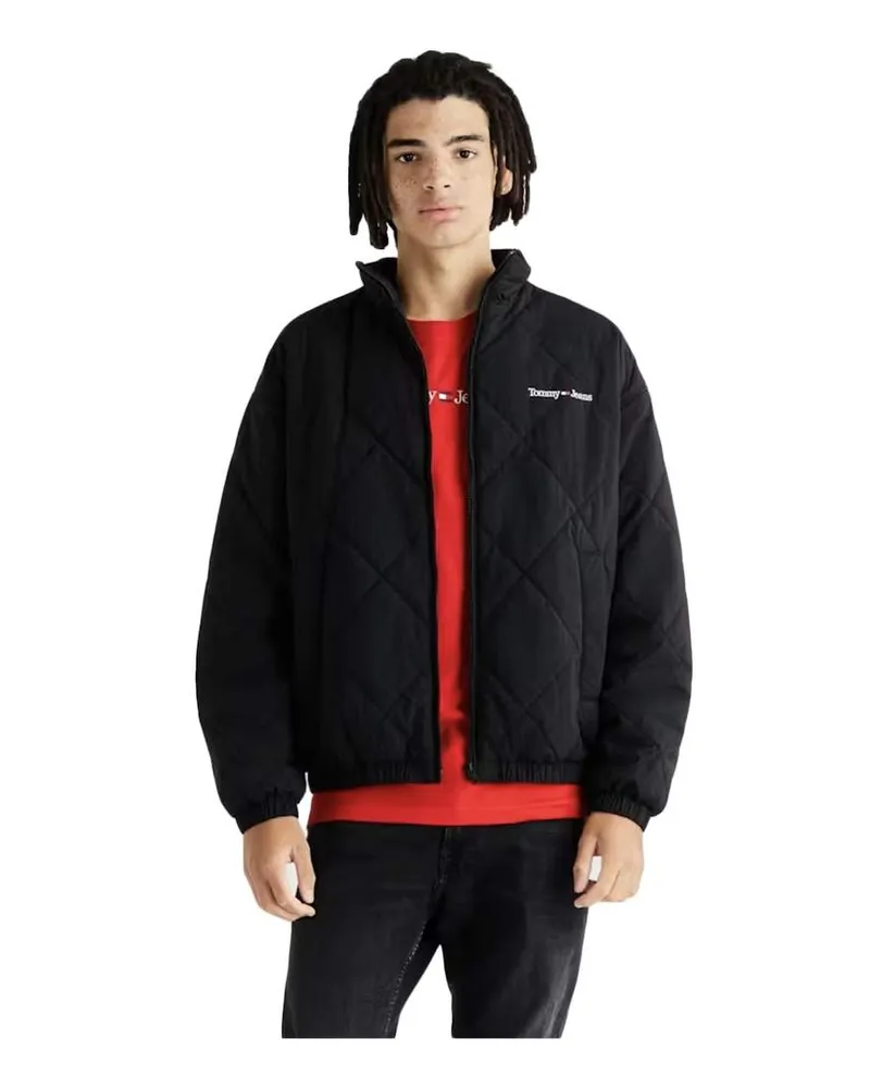 Tommy Hilfiger Herren Boxy Jacke Schwarz