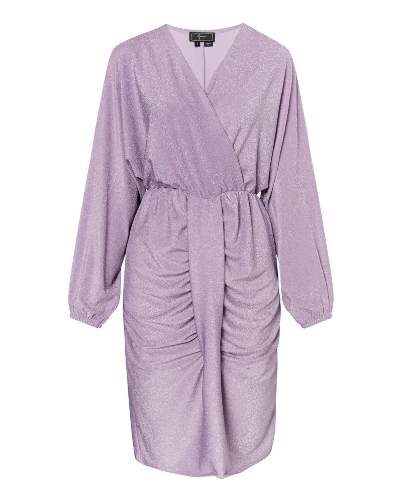 FAINA Abendkleid mit Glanzgarn Damen Flieger Violett